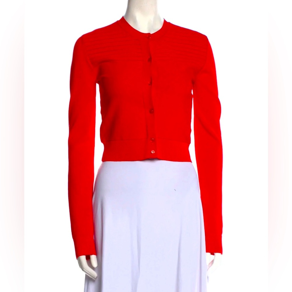 Carolina Herrera Red Cardigan
